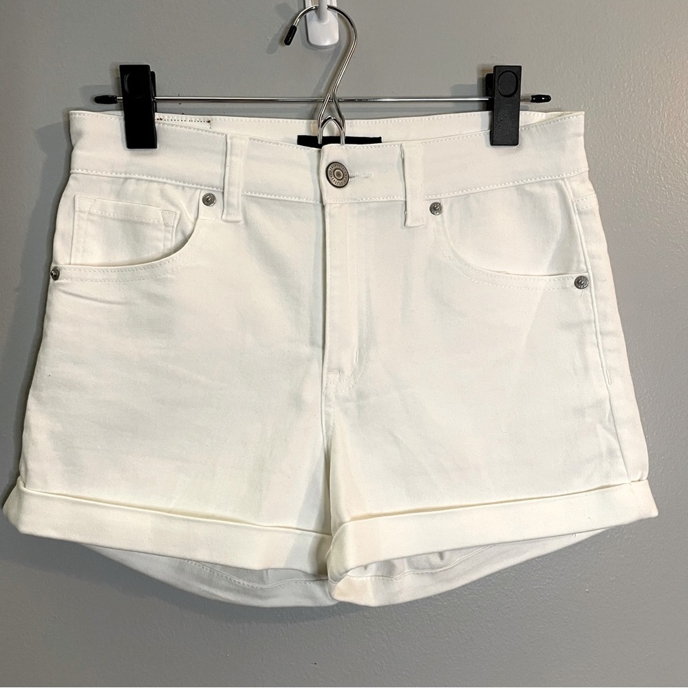 AEROPOSTALE  New W/O Tags Stretchy High-Waist Denim Midi Shorts SZ/8